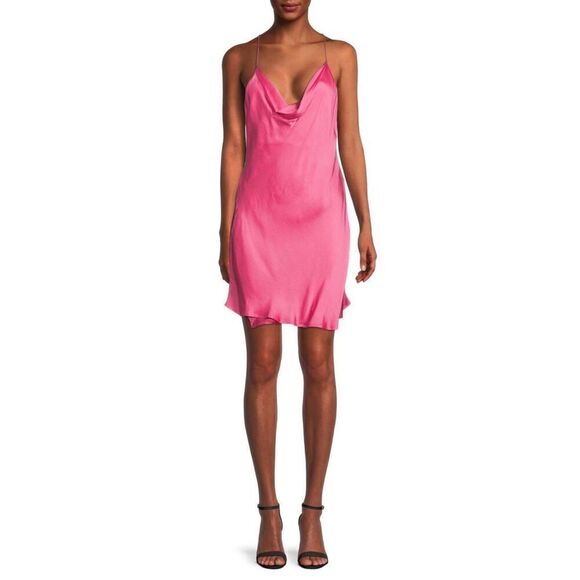 Area Stars Pink Zoey Slip Dress Size Medium - Picture 1 of 3
